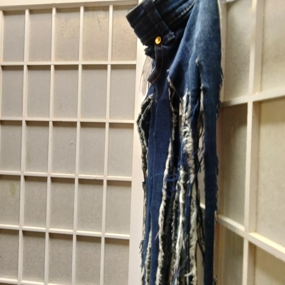 Extra Long Denim Choker - Picture 4 of 6